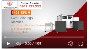 403 SF&M Cots Grinding Machine (Double Capacity by Twin Heads with Smart Feeding & Multi Fun