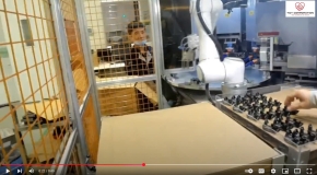 Four (04) Color Pad Printing Machine Combined with Automatic Robot