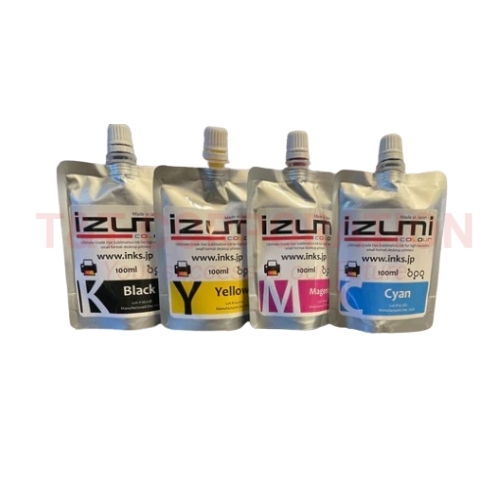 Izumi CMYK 4 Pack 100ml Sublimation Ink