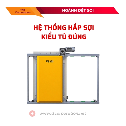 Hệ thống hấp sợi kiểu tủ đứng ELGI KUBIX | TNT Corporation