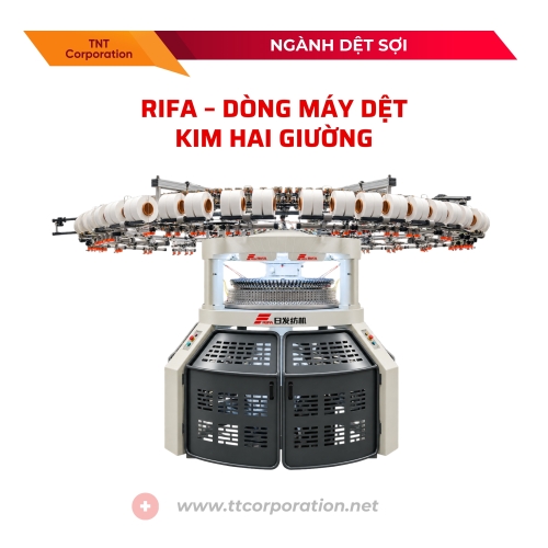 RIFA – Máy dệt kim hai giường | Máy dệt kim đôi công nghiệp